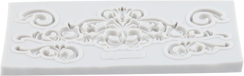 TAOXIBEI Baroque Curlicues Scroll Lace Border Silicone Molds Relief Flower Lace Filigree Polymer Clay Mold for DIY Crafts Epoxy Resin Casting Air Dry Polymer Clay Plaster Jewelry Making - Image 3